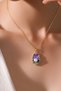 Pearl Steel Design Necklace Gold Color - 2