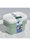 3-Piece Easy Keep Rectangular Storage Container with Lid 2000ml - 2
