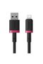 Dura iPhone Charging Cable 2.4A, 2m, Black - 2