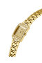 Ladies Yellow Gold Tone Rectangle Analog Watch - 4