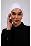 Lycra Non-Slip Underwear Women's Hijab Tie-On Non-Slip Inner Underwear Viscose-White - 7