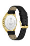 Mens Black/Gunmetal/Grey Square Analog Watch - 3