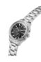 Mens Silver Tone Square Analog Watch - 4