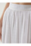 Elastic Waist Krinkle Skirt - 3