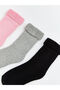 Timeless Clothing & Timeless Choices Girls' Towel Socks 3-Piece Set - 2
