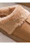 Esvab • Modern & Distinctive Fur Detailed Thick Soled Women's Slippers - 3