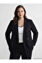 Nevavm Double-Breasted Collar Women's Blazer Jacket - 2