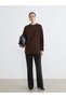 Quality Pieces from Çelebi Store Zero Roba Collar Loose Fit Women's Knitwear Tunic - 2