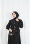 Beli Pensli Sleeveless Detailed Skirted Double Set Black Hnt85861 - 7