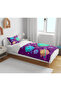 Cat Themed 3D Digital Printed Single Bed Sheetless Girl's Duvet Cover Set - 3