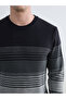 Esvab • Modern & Distinctive Zero Roba Collar Striped Men's Knitwear Sweater - 3