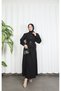 Beli Pensli Sleeveless Detailed Skirted Double Set Black Hnt85861 - 4