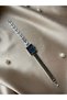 Retro Minimal Metal Cord Vintage Women's Wristwatch Inside Blue - 8
