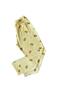 Unisex Children's Pajama Set Summer Milan Fabric Lemon Pattern with Bow Detail Shirt Collar - 7