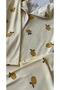 Unisex Children's Pajama Set Summer Milan Fabric Lemon Pattern with Bow Detail Shirt Collar - 6