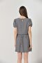 Black Crew Neck Dress |   Vmd1924 - 3