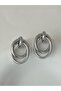 Women's Design Mng Ring Knot Silver Color Silver Earrings - 5