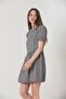 Black Crew Neck Dress |   Vmd1924 - 5