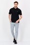 Men Sportswear Fit Short Sleeve Outdoor Polo Shirt, Black - 4