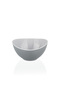 Qlux Ideas 7-Piece Dual Color Salad Set - 3 Lt Large Presentation Bowl and 4-Portion Bowl Set - 3