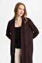 Women's Diamond Patterned Cardigan Vino 20310 - 7