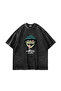 Gorillaz Murdoc Printed Oversize Unisex Washable Black Tshirt