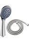 High Pressure Massage Shower Head Set with Hose