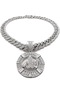 Y2k rich iced out allah word chain necklace - 2