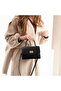 Women's Black Trend Bag, Long Handle Bag, Handle Shoulder Bag, Handbag, Hand Bag G-18 Y-12 T-5 cm - 2