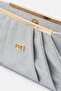 Women's Chain Strap Glittering Wedding Engagement Special Occasion Silver Evening Dress Bag - 6