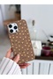 iPhone 16 Promax Compatible Printed Coffee Mini Flower Design Flexible Silicone Case