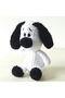 Amigurumi Knitted Toy Dog White - 4