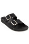 31500-Nova, Black, Anatomical Sole, Stylish, Ultra Light, Daily Men's Slippers - 2