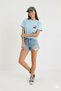 Hearts and Cat Printed Women's Regular Fit Cotton T-Shirt - 2