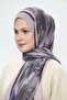 شال من الخيزران بنمط زهور خطية - 3