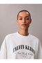 Women's Ss Boxy Fit Heritage Graphic Detailed Crop T-Shirt - 3