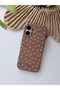 iPhone 17 Compatible Printed Coffee Mini Flower Design Protective Flexible Silicone Case - 2