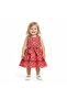 Plush Bolero Floral Girl's Dress - 6