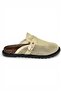 Y250505015 Beige Mesh Closed Front Women's Slippers - 6