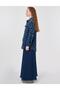 Tifsitmeli Shirt Collar Tunic Navy Blue 11001 - 4