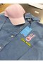 Girl's Cotton Blue Shirt and Pink Pants Set - Stylish Set with Pockets and Buttons - 5