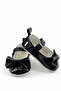 Shiny Patent Leather Ballerinas Comfortable Sole First Step Shoes - 3