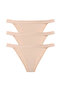 Women's 3-Piece Cotton Regular Waist Slip Panties