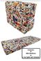 Foldable Floor Bed 80X180X8 cm Sponge Love Pattern