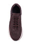 - Genuine Nubuck Leather Brown Men's Sneakers - 666-02-18 - 7