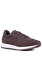 - Genuine Nubuck Leather Brown Men's Sneakers - 666-02-18 - 3