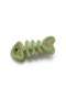 مشبك جانبي على شكل عظم السمكة باللون الأخضر - 2