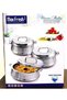 Hot pot 3pcs set Stainless steel food warmer box sizes 1L/1.5/2L insulated premium food warmer, - 2