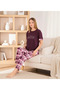 Milan Knitted Short Sleeve Women's Pajama Set - 4