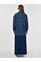 Tifsitmeli Shirt Collar Tunic Navy Blue 11001 - 5